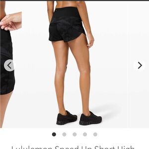 Lululemon speed up shorts